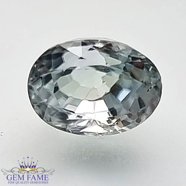 White Zircon (Jarkan) Gemstone 2.59ct Cambodia