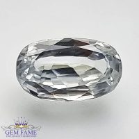 White Zircon (Jarkan) Gemstone 3.64ct Cambodia