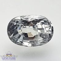 White Zircon (Jarkan) Gemstone 2.91ct Cambodia