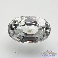 White Zircon (Jarkan) Gemstone 2.36ct Cambodia