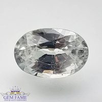 White Zircon (Jarkan) Gemstone 2.13ct Cambodia