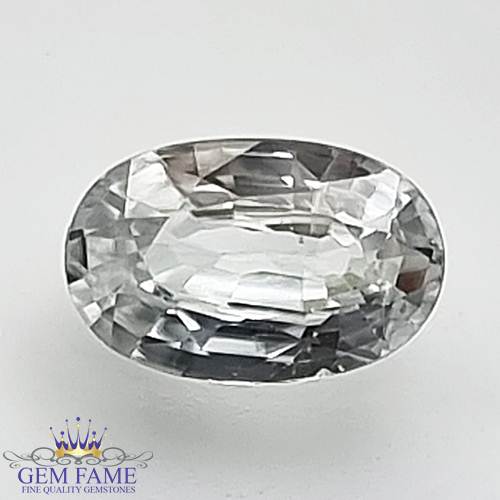 White Zircon (Jarkan) Gemstone 1.87ct Cambodia