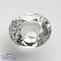 White Zircon (Jarkan) Gemstone 3.04ct Cambodia