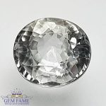 White Zircon (Jarkan) Gemstone 3.11ct Cambodia