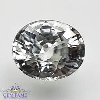 White Zircon (Jarkan) Gemstone 2.95ct Cambodia