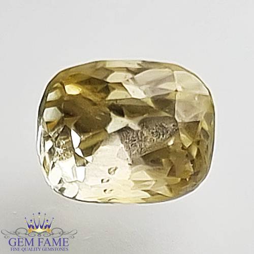 Yellow Sapphire (Pukhraj) Stone 1.23ct Ceylon