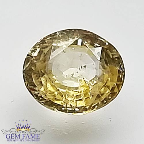 Yellow Sapphire (Pukhraj) Stone 1.66ct Ceylon