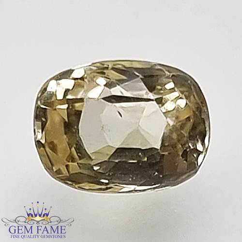 Yellow Sapphire (Pukhraj) Stone 1.04ct Ceylon