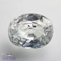 White Zircon (Jarkan) Gemstone 4.08ct Cambodia