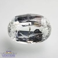 White Zircon (Jarkan) Gemstone 4.93ct Cambodia