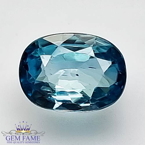 Blue Zircon (Jarkan) Gemstone