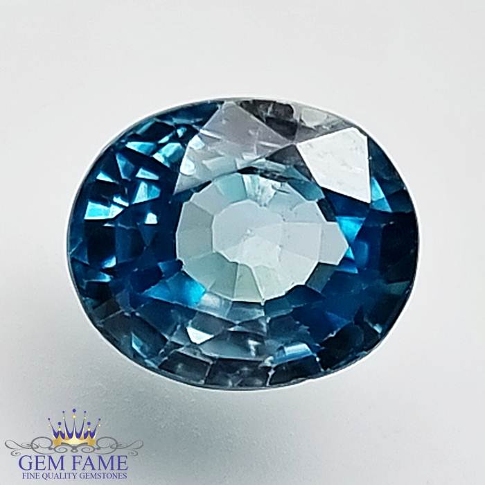 Blue Zircon (Jarkan) Gemstone 3.23ct