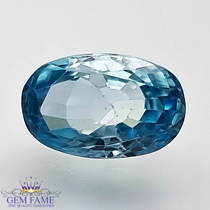 Blue Zircon (Jarkan) Gemstone