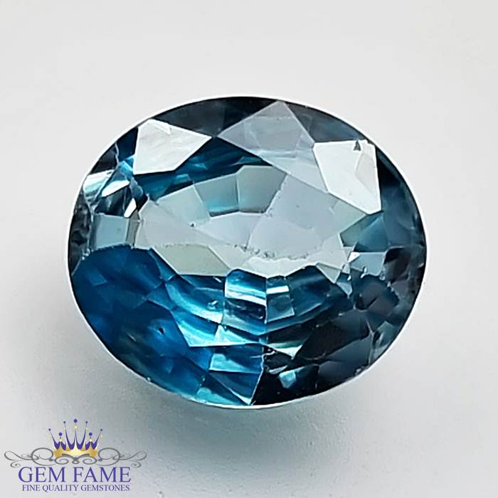 Blue Zircon 3.53ct Gemstone Cambodia