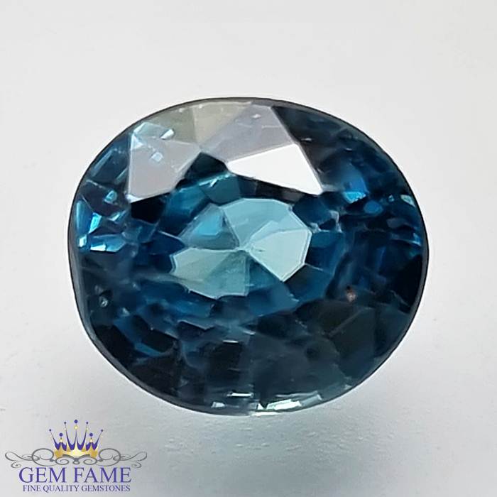 Blue Zircon 3.49ct Gemstone Cambodia