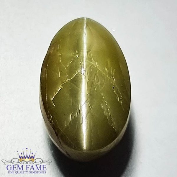 Chrysoberyl Cat's Eye Gemstone 21.04ct India