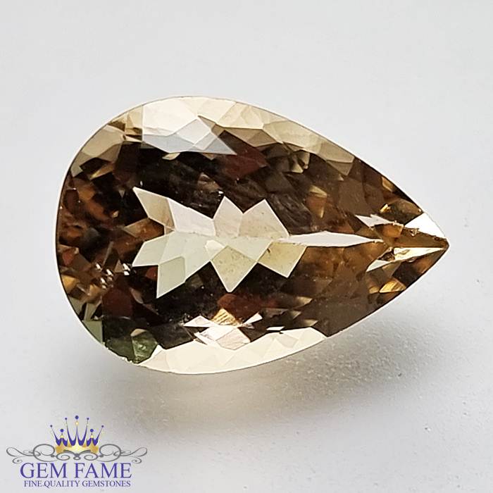 Golden Beryl (Heliodor) 4.88ct Gemstone India