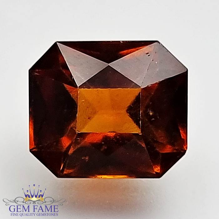 Hessonite Garnet Stone 4.98ct Ceylon