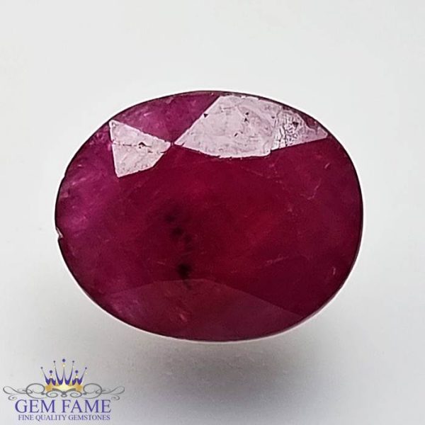 Ruby (Manik) Gemstone 7.09ct lndia