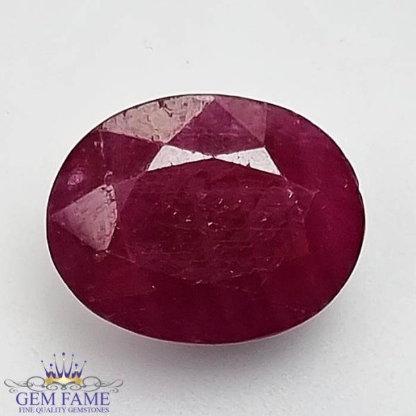 Ruby (Manik) Gemstone 7.66ct lndia