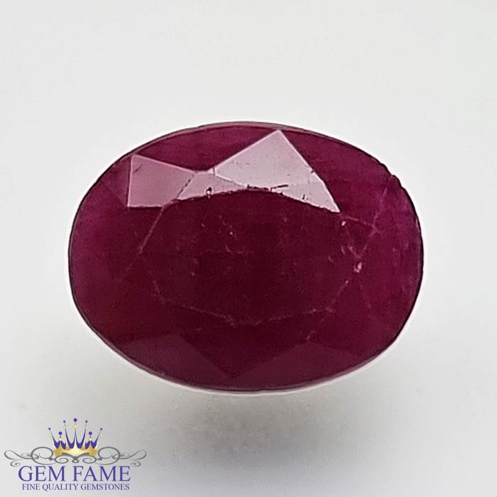 Ruby (Manik) Gemstone 3.96ct lndia