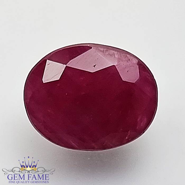 Ruby (Manik) Gemstone 3.48ct lndia