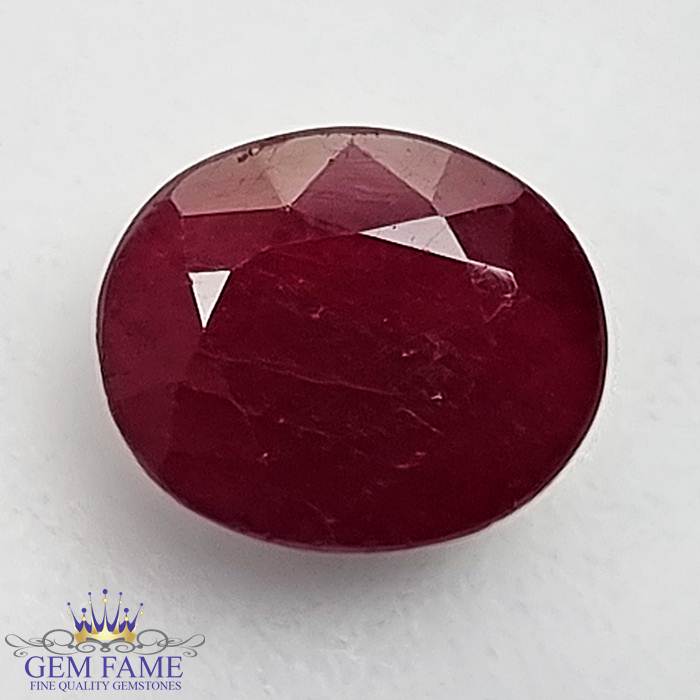 Ruby (Manik) Gemstone 3.52ct lndia