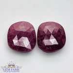 Ruby (Manik) Pair Stone