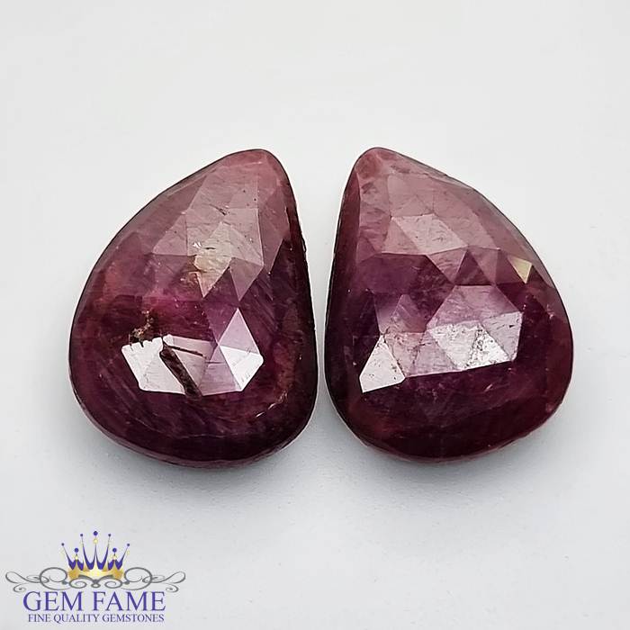 Ruby (Manik) Pair Stone 19.33ct India