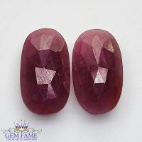 Ruby (Manik) Pair Gemstone India