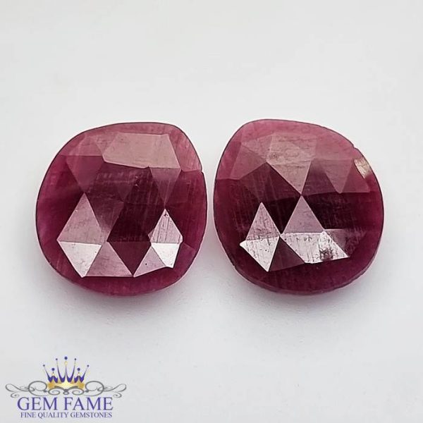 Ruby (Manik) Pair Stone