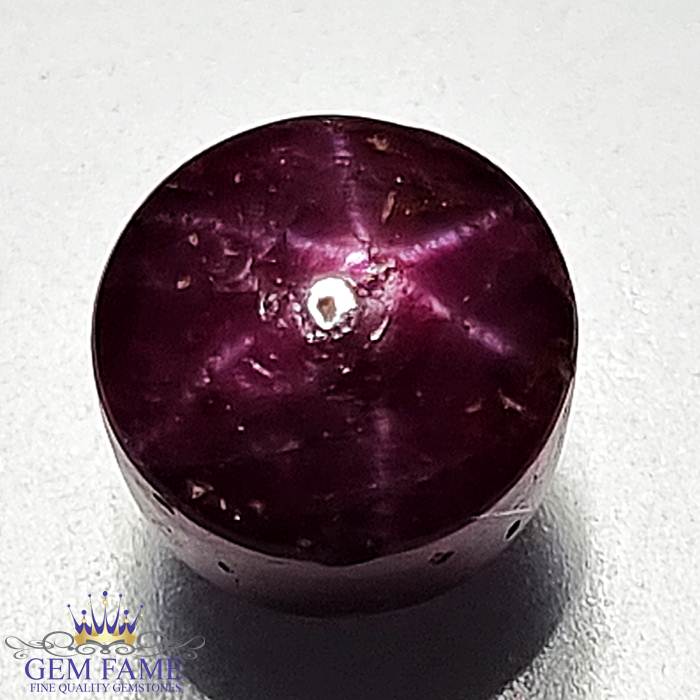 Star Ruby 6.61ct Gemstone India