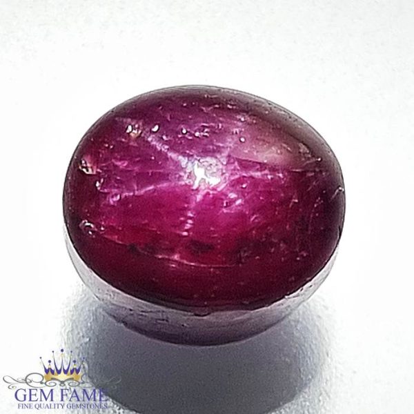 Star Ruby 6.64ct Gemstone India