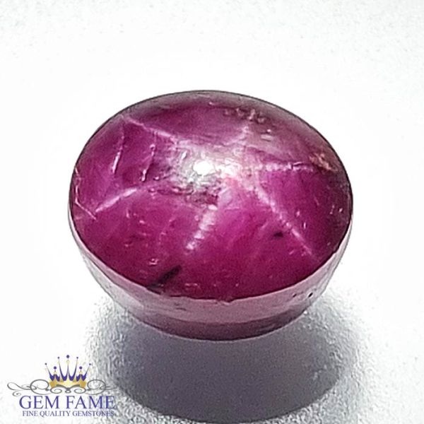 Star Ruby 5.87ct Gemstone India