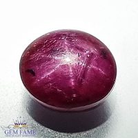 Star Ruby 5.26ct Gemstone India