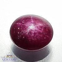 Star Ruby 5.39ct Gemstone India