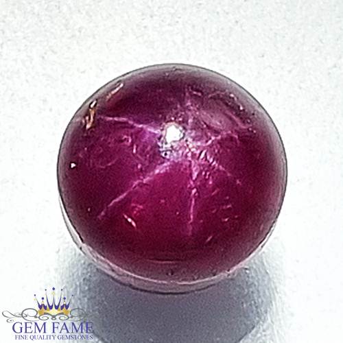 Star Ruby 4.07ct Gemstone India