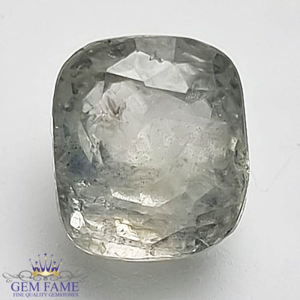White Sapphire 4.59ct Gemstone Ceylon