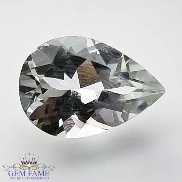 White Topaz Gemstone 4.31ct Brazil