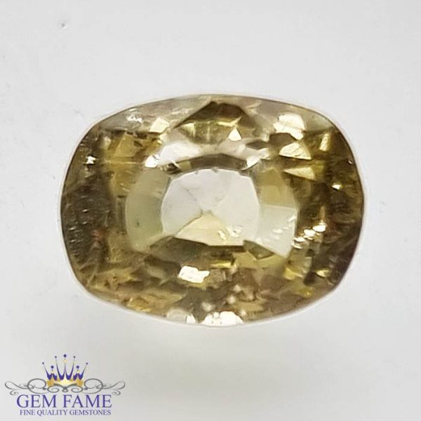 Yellow Sapphire (Pukhraj) Stone 2.27ct Ceylon