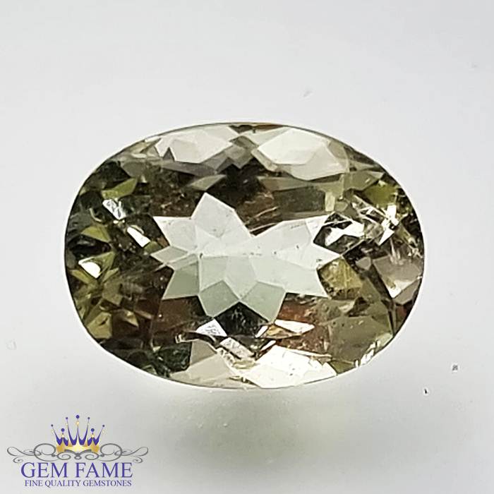 Golden Beryl 2.86ct (Heliodor) Gemstone India