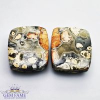 Jasper 34.48ct (Pairs) Gemstone Indonesia