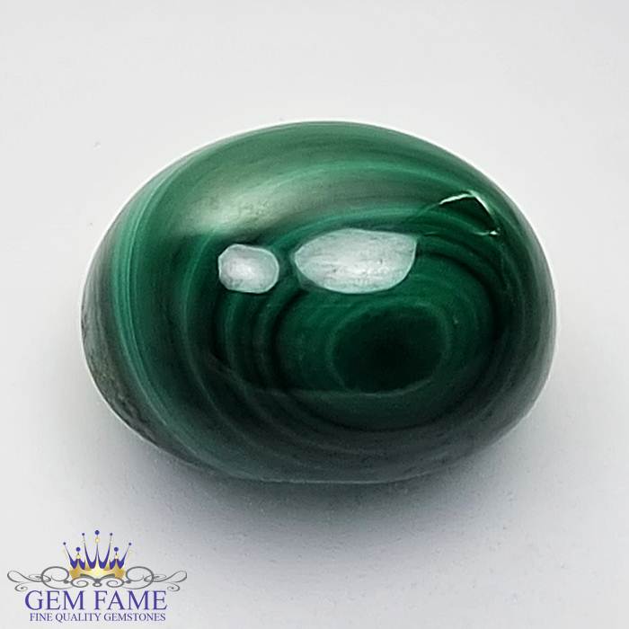 Malachite 12.41ct Gemstone Congo