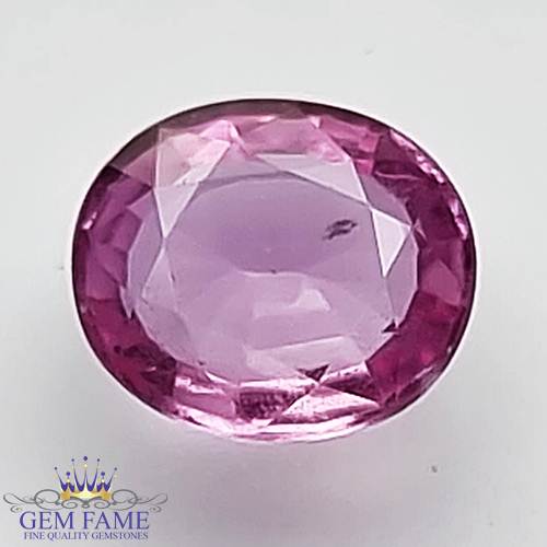 Pink Sapphire 1.21ct Gemstone Ceylon