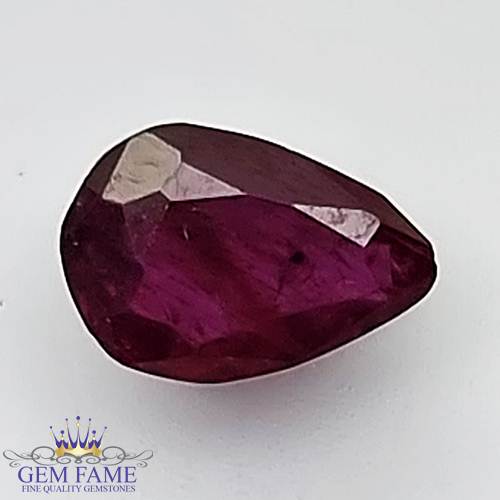 Ruby 0.84ct (Manik) Gemstone Madagascar