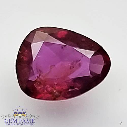 Ruby 0.90ct (Manik) Gemstone Madagascar