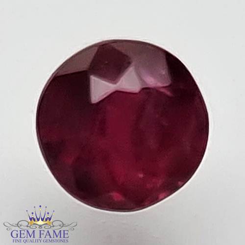 Ruby 0.60ct (Manik) Gemstone Madagascar