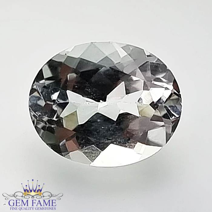 White Topaz Gemstone 4.41ct 