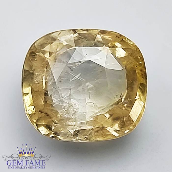 Yellow Sapphire (Pukhraj) Stone 8.86ct