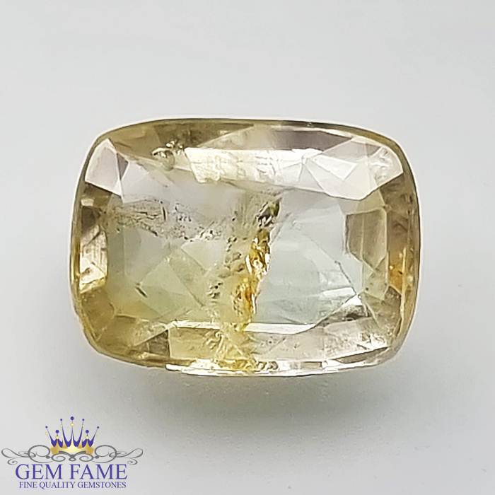 Yellow Sapphire (Pukhraj) Stone 3.24ct